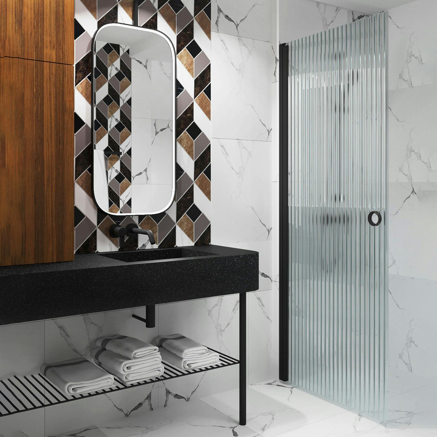 Duschdörr Hietakari Rand F12