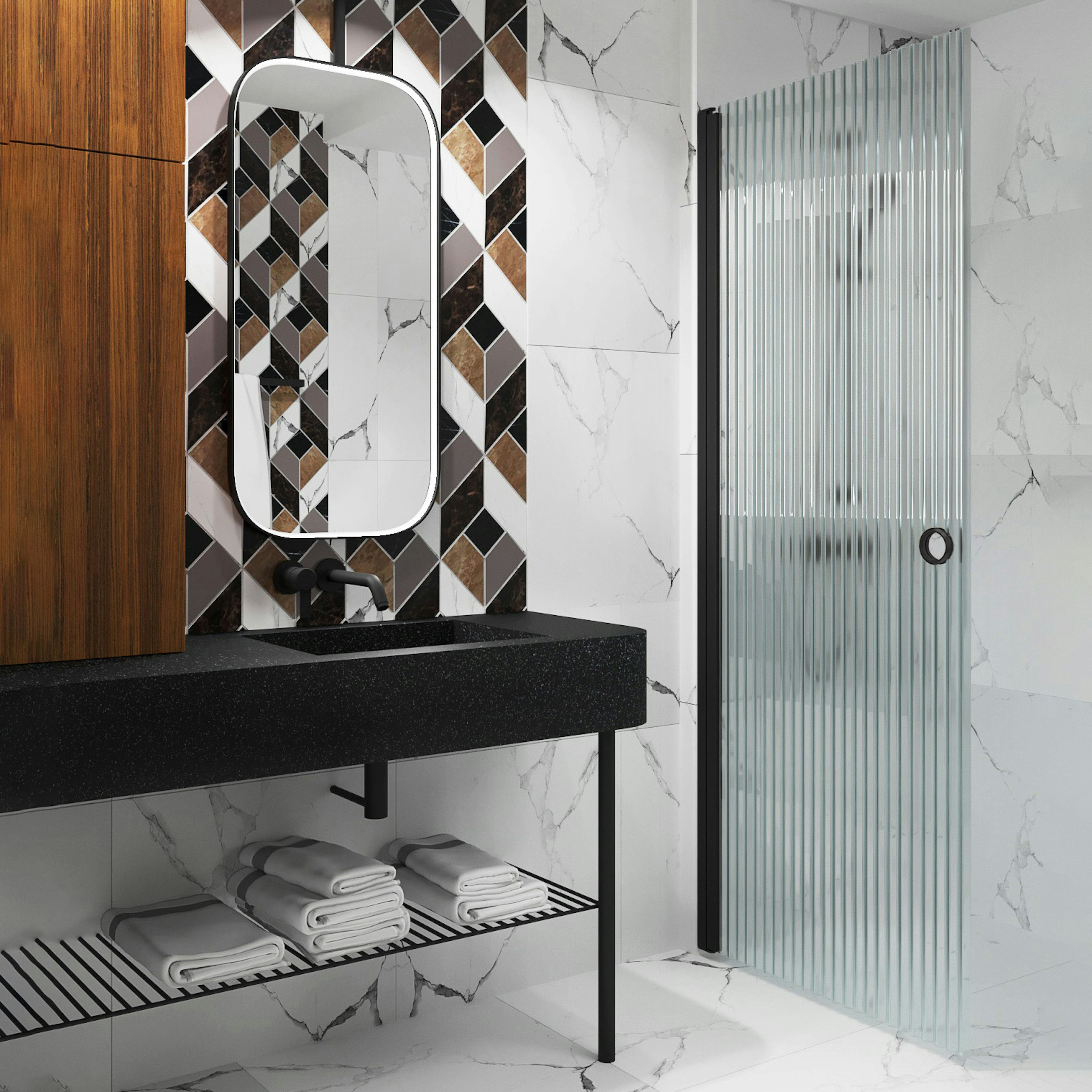 Duschdörr Hietakari Rand F12