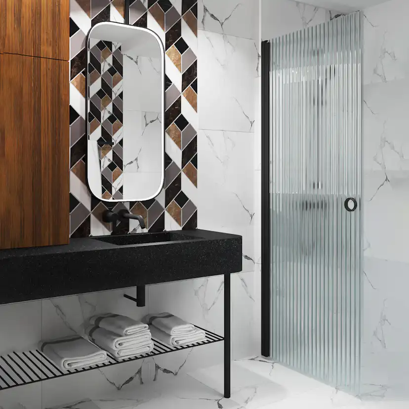 Duschdörr Hietakari Rand F12