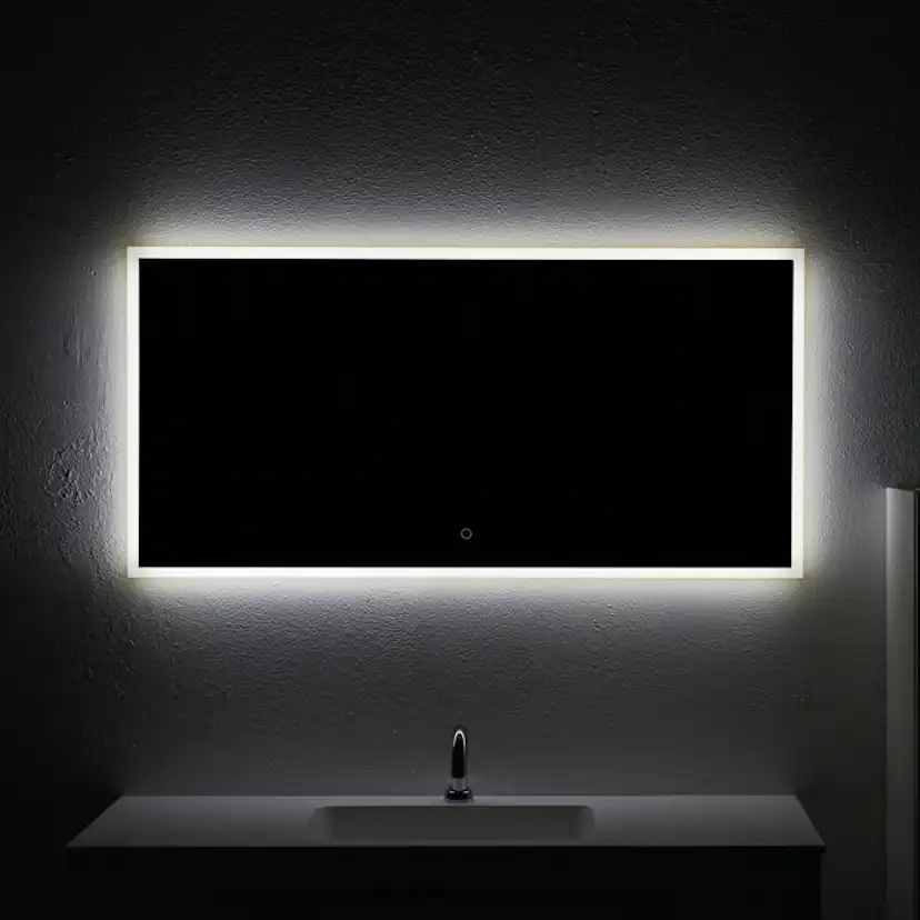 Spegel Swebad Ravalen med Belysning