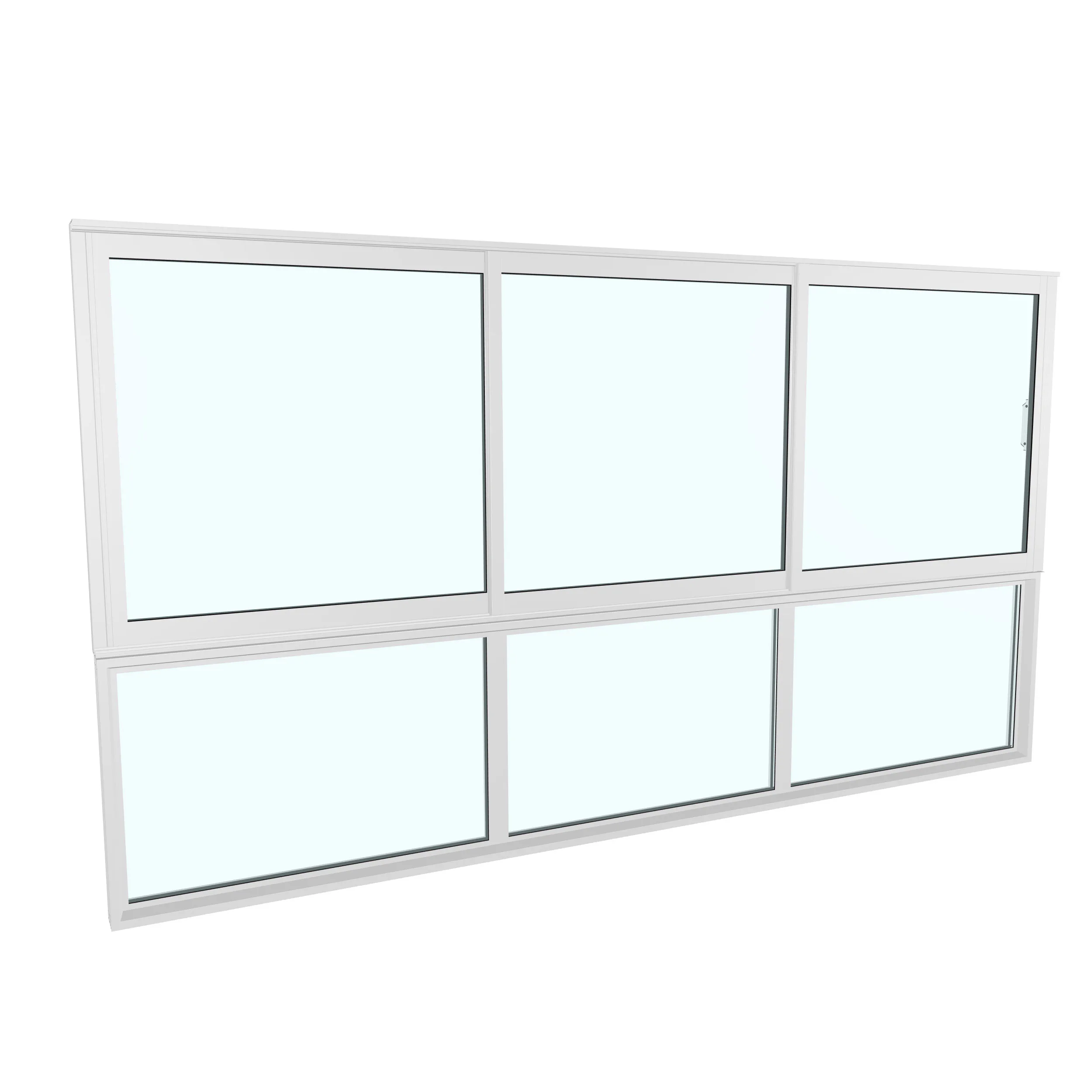 Skjutfönster med fast underdel Landskap Robust Året Runt 3-del
