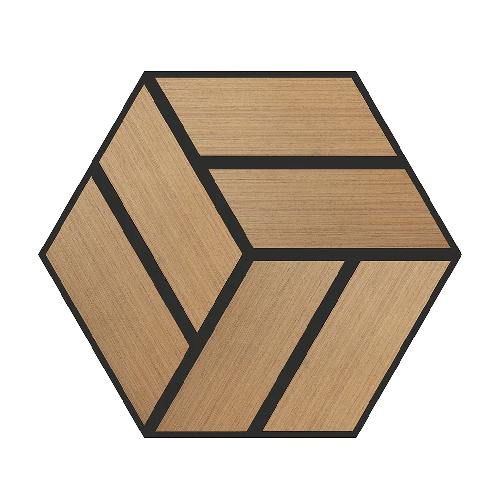 Akustikpaneler NQD Smartwall Hexagonformade 15-Pack