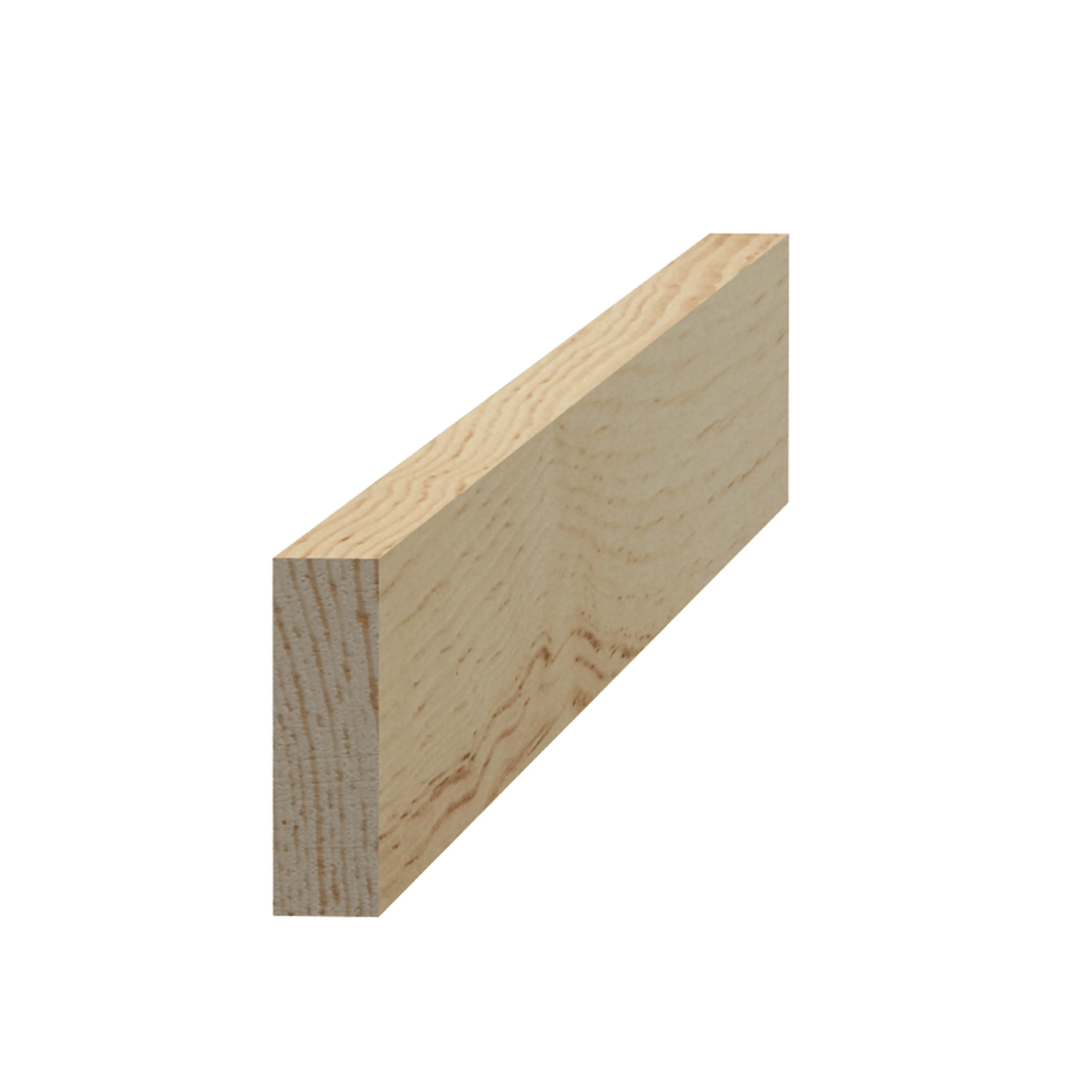 Planhyvlad List Grimslöv Trä List 8x27x2400 mm Obehandlad