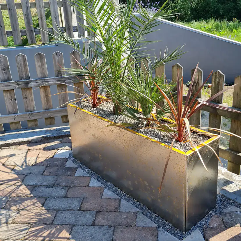 Kruka Recal Cortenstål 220x55x55 cm