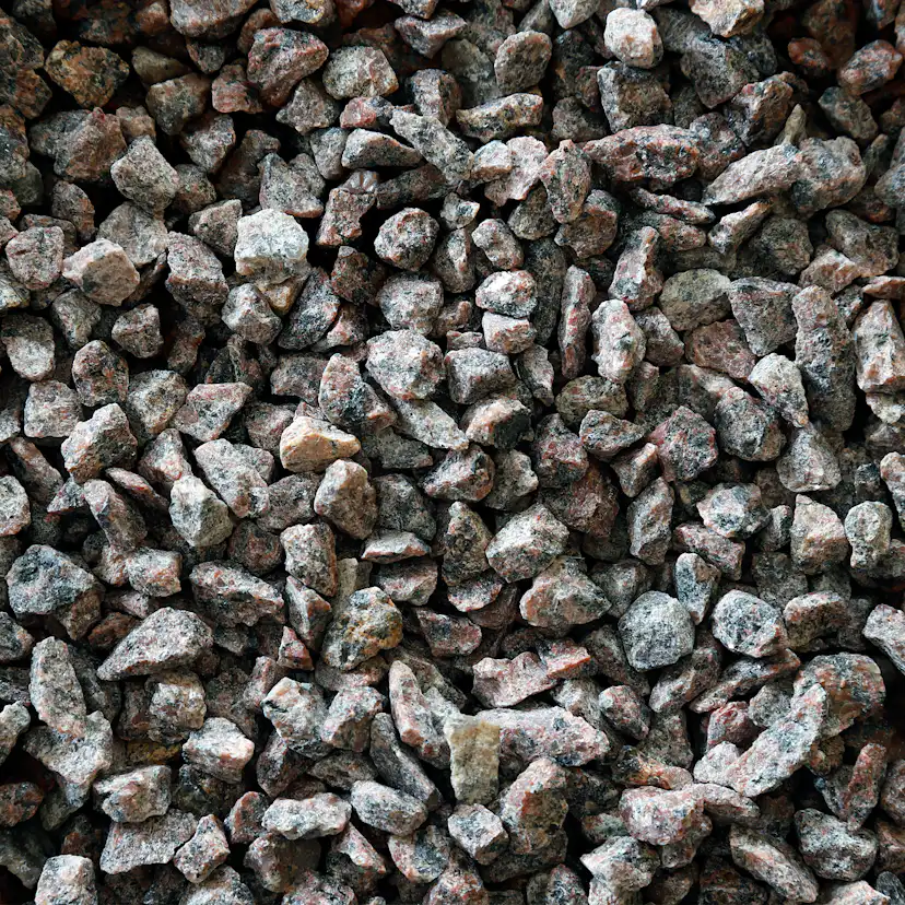 Dekorsten Magrab Krossprodukter Röd Granitkross 8-11 mm, 1000 kg Säck