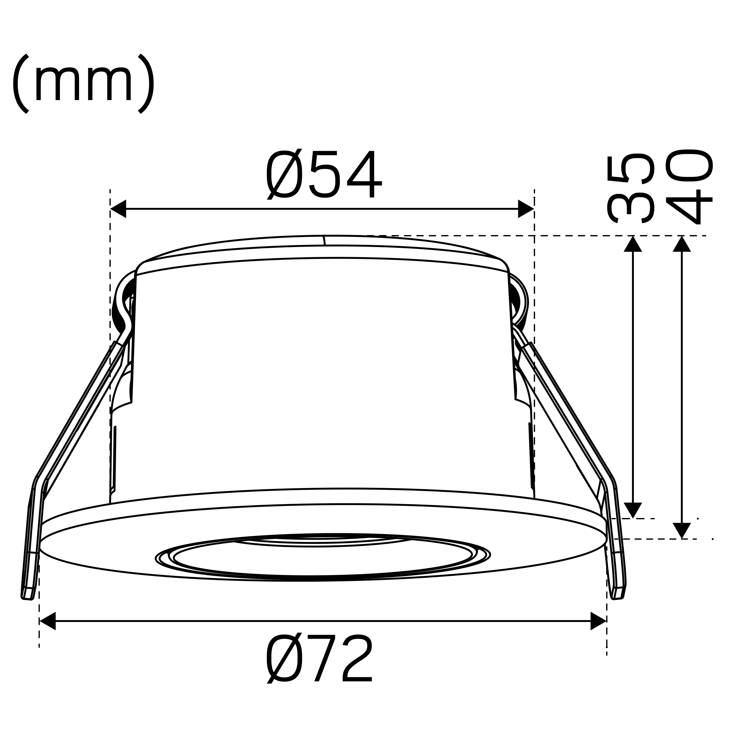 LED-downlight Hide-a-lite Optic S Quick ISO 6-pack