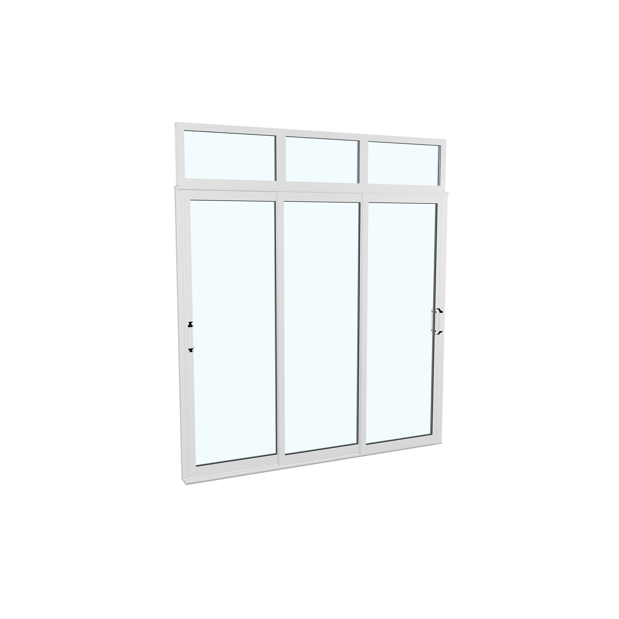 Skjutdörr med Överljus Landskap Robust Året Runt 3-del