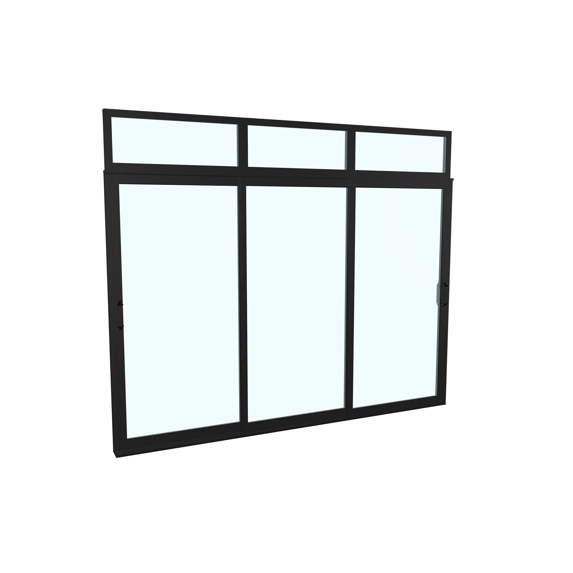 Skjutdörr med Överljus Landskap Robust Året Runt 3-del