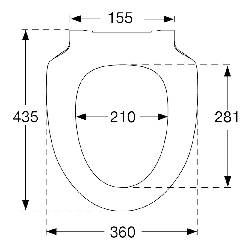 Toalettsits Pressalit Sign/Spira S1024