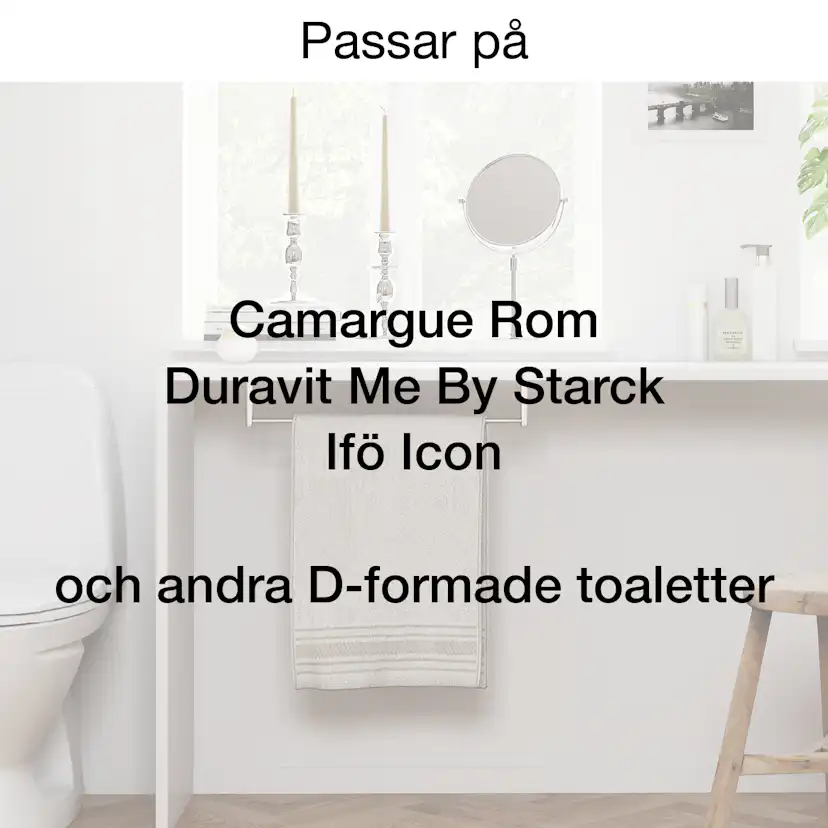 Toalettsits Pressalit D-Shape S1068