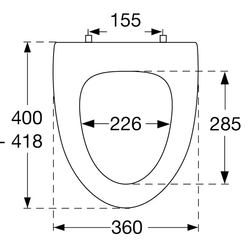 Toalettsits Pressalit Cera S230