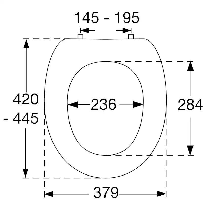 Toalettsits Pressalit Universal S516