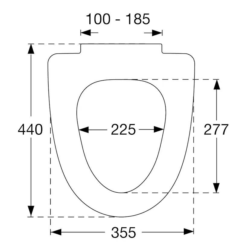 Toalettsits Pressalit Sign/Spira S800