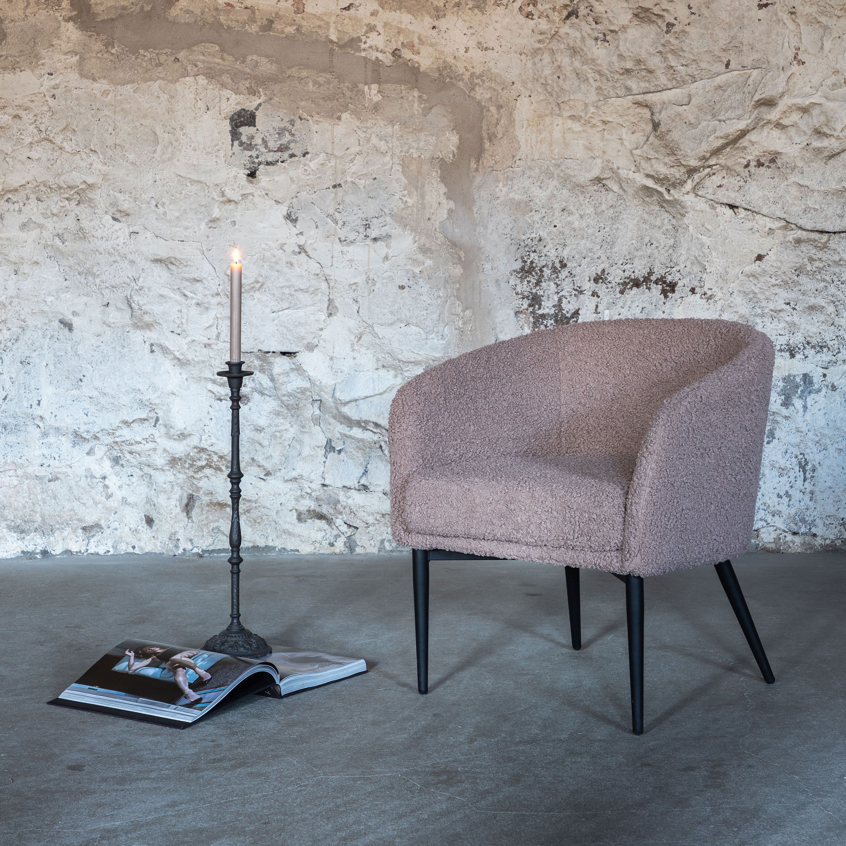 Fåtölj Venture Home Fluffy Teddy