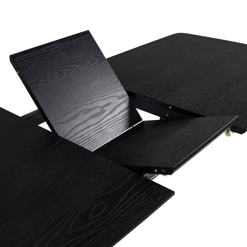 Matbord Venture Home Gold med Iläggsskiva