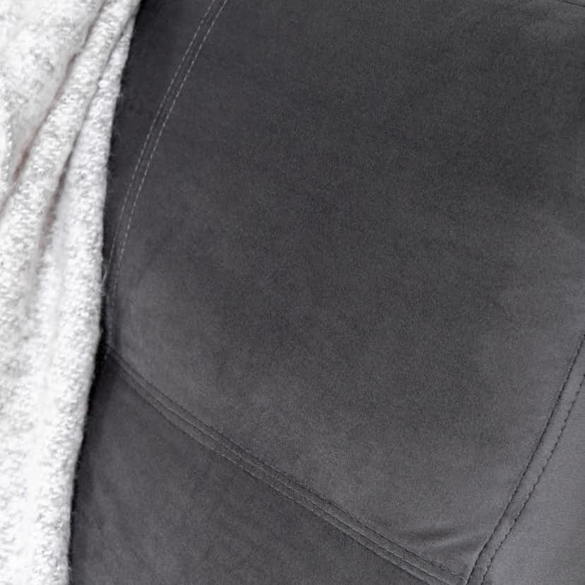 Bäddsoffa Venture Home Bodil Grå Sammet 2-sitssoffa 180x80x55 cm 1 Sovplats