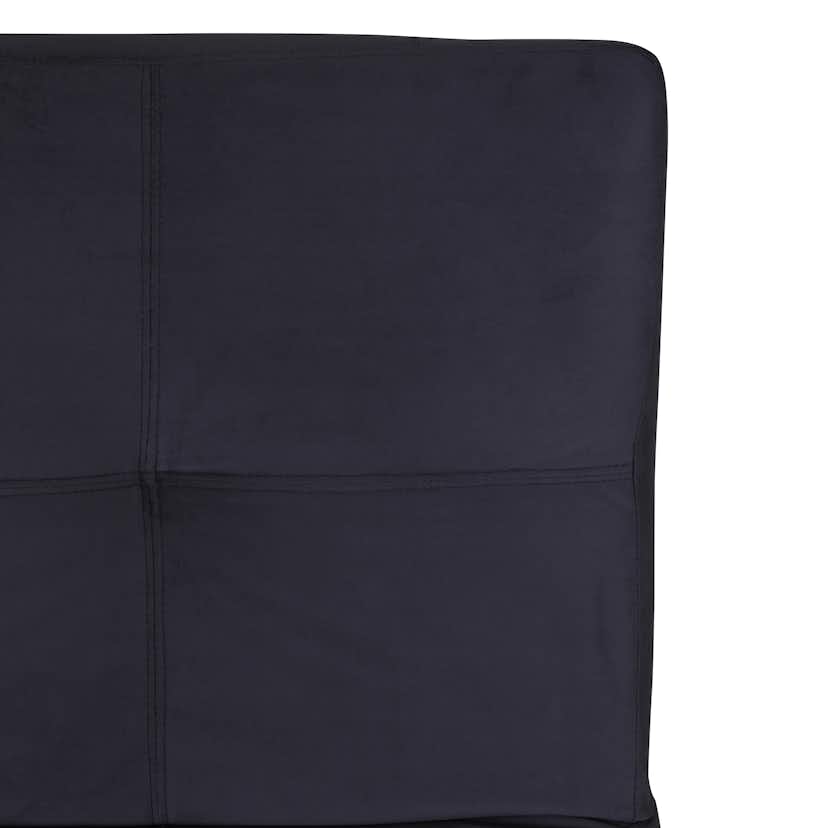 Bäddsoffa Venture Home Bodil Grå Sammet 2-sitssoffa 180x80x55 cm 1 Sovplats