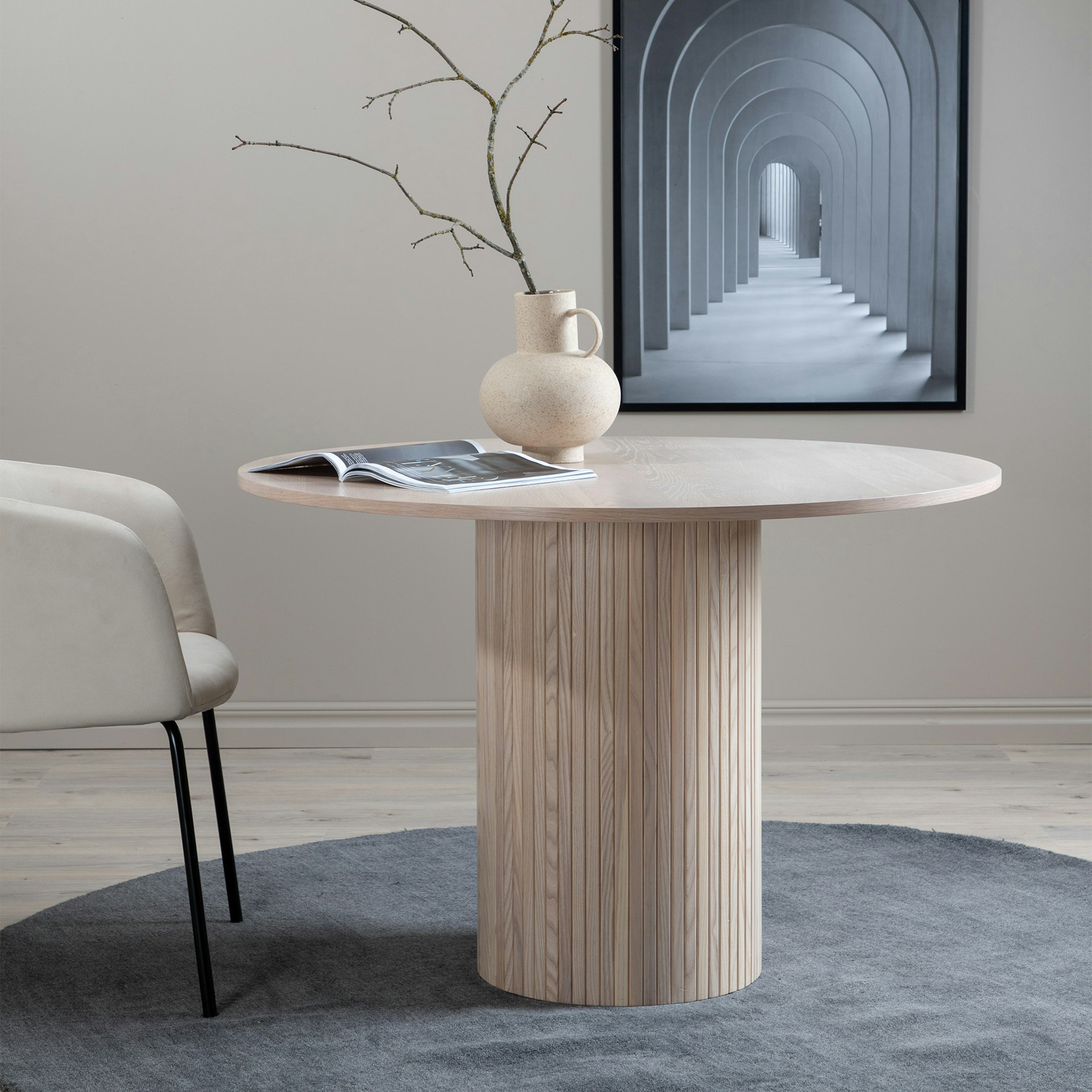 Matbord Venture Home Bianca Ø110 cm