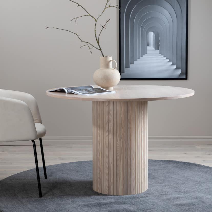 Matbord Venture Home Bianca Ø110 cm