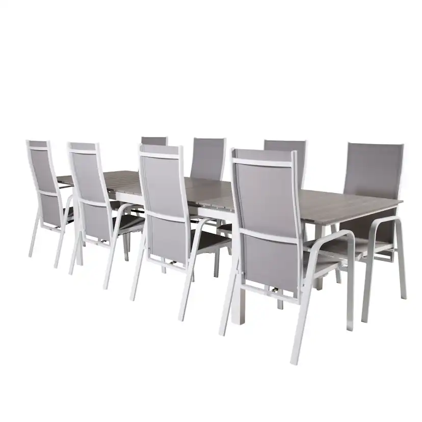 Matgrupp Venture Home Lova 224/324 med 8 Copacabana Stolar