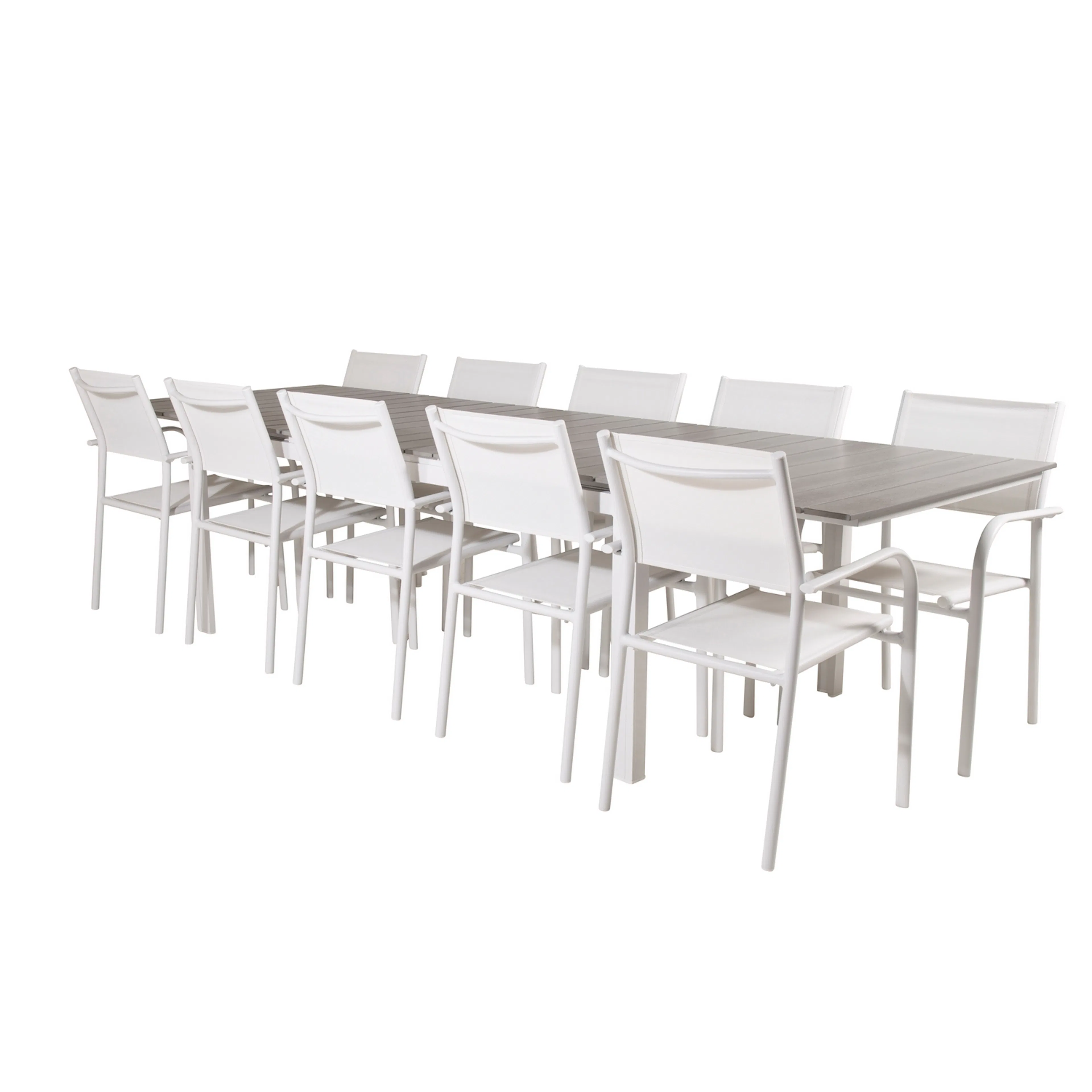 Matgrupp Venture Home Lova 224/324 med 10 Siri Karmstolar