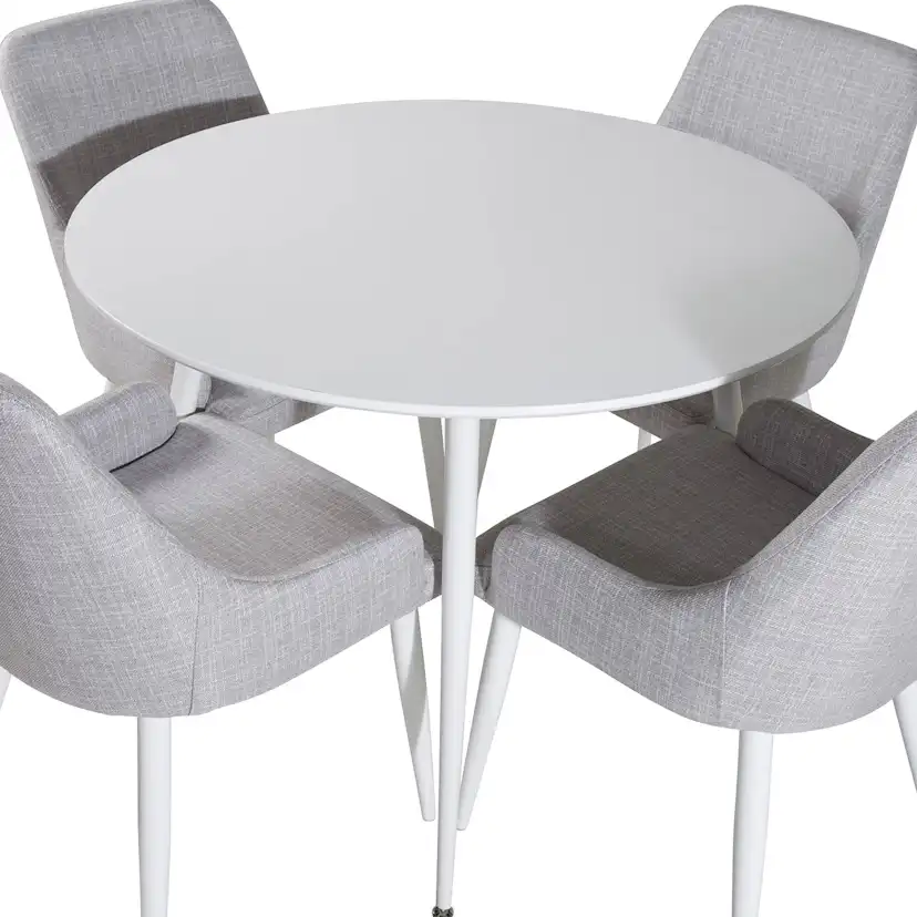 Matgrupp Venture Home Plake med 4 Plake Stolar Runt