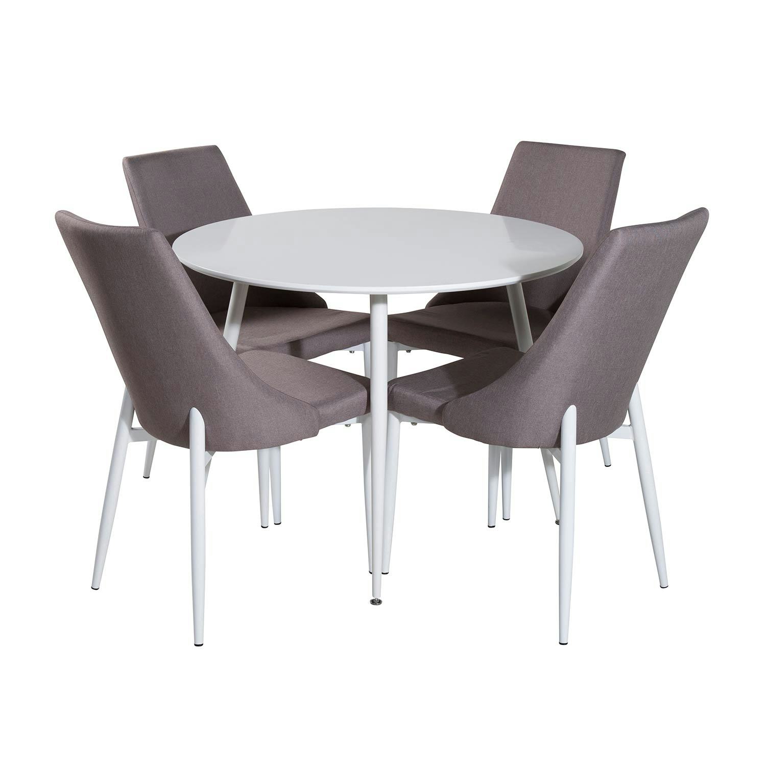 Matgrupp Venture Home Plake med 4 Laura Stolar Polyestertyg Runt