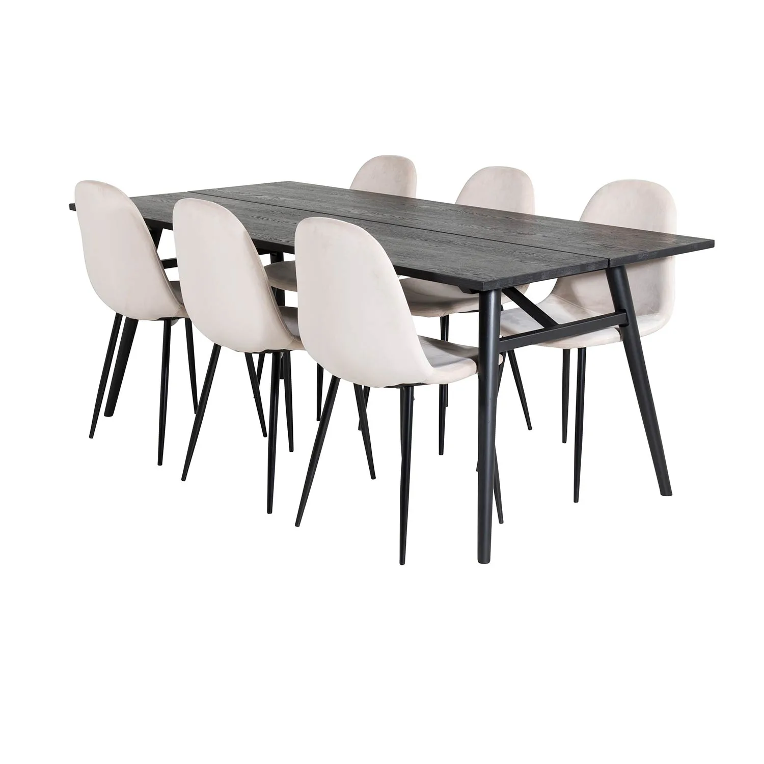 Matgrupp Venture Home Salt med 6 Pobbie Stolar