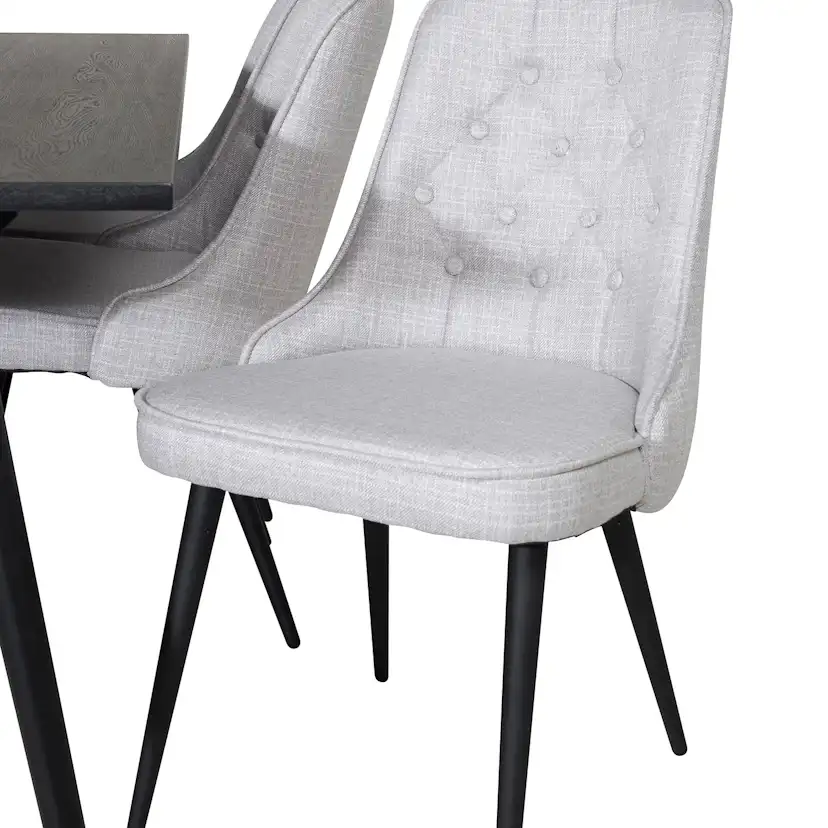 Matgrupp Venture Home Salt med 6 Vera Stolar Polyestertyg