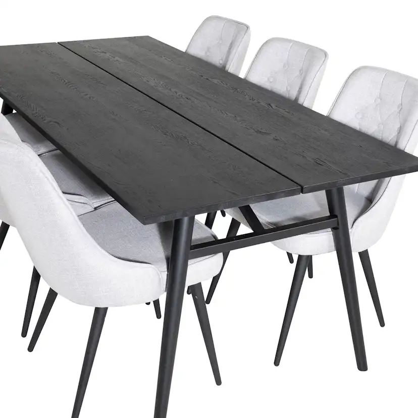 Matgrupp Venture Home Salt med 6 Vera Stolar Polyestertyg