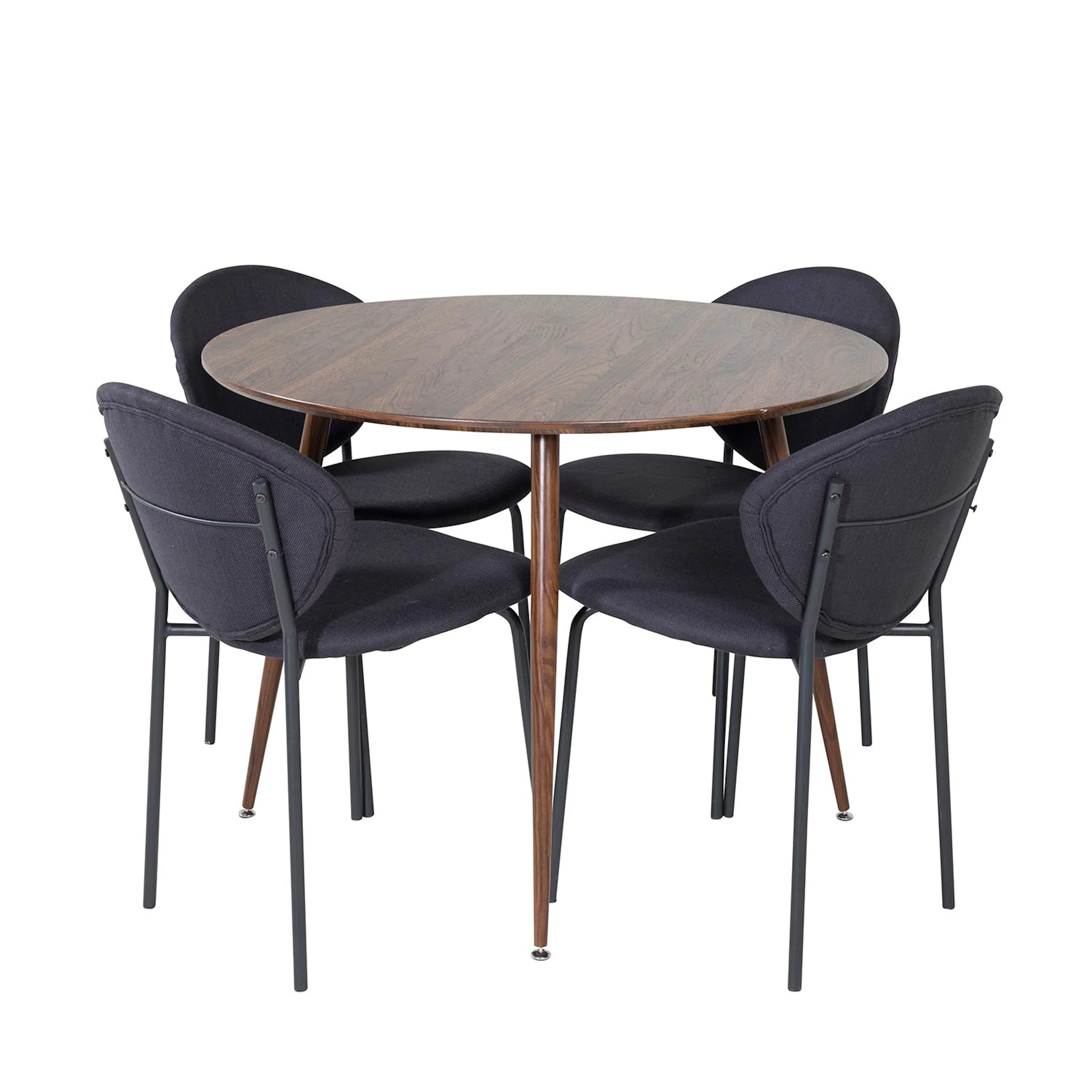 Matgrupp Venture Home Plake med 4 Valor Stolar Runt