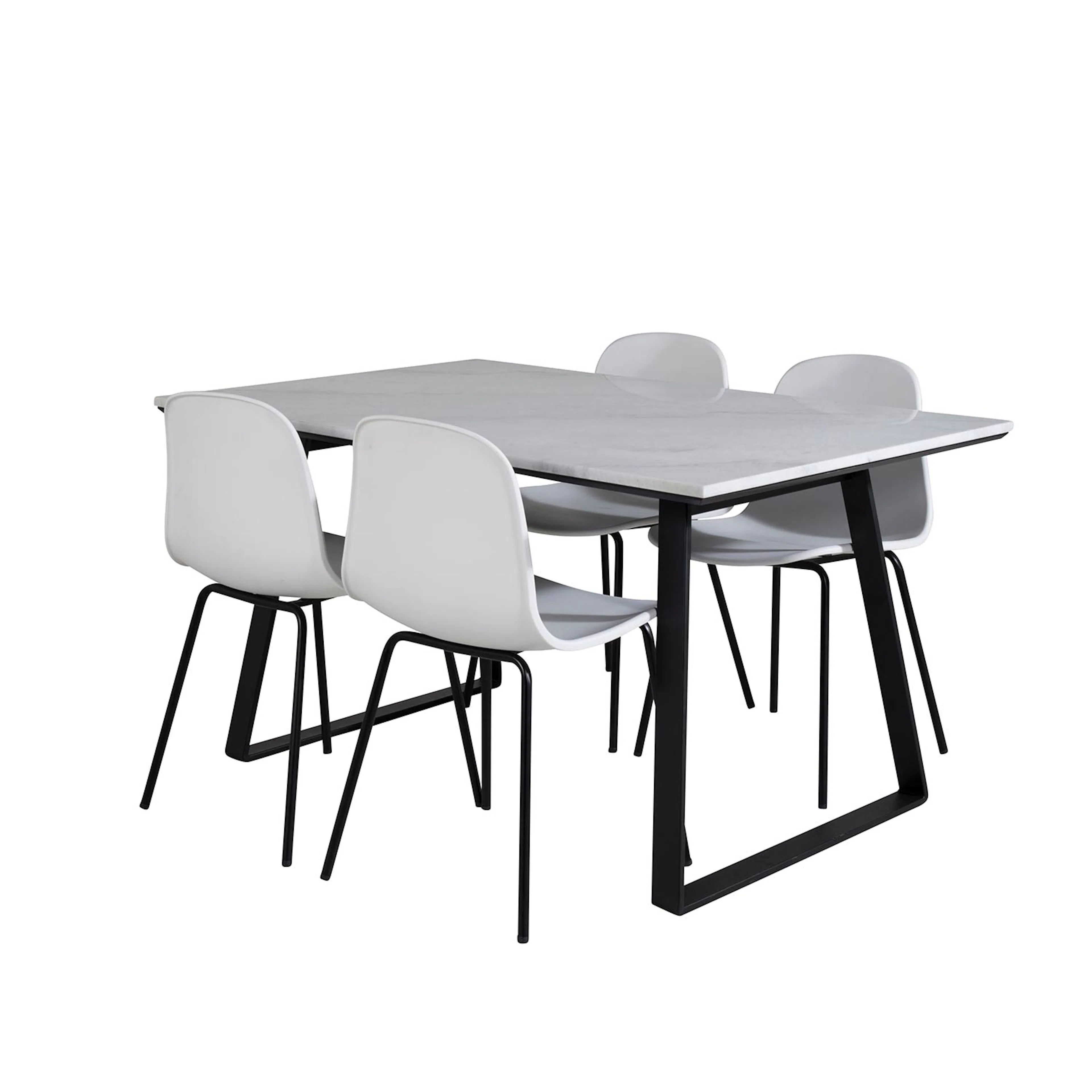 Matgrupp Venture Home Estelle 140 med 4 Ardi Stolar