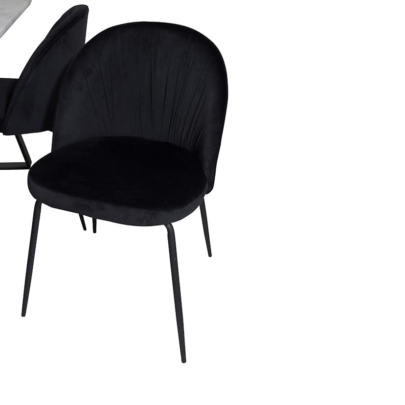 Matgrupp Venture Home Estelle 140 med 4 Wrigley Stolar