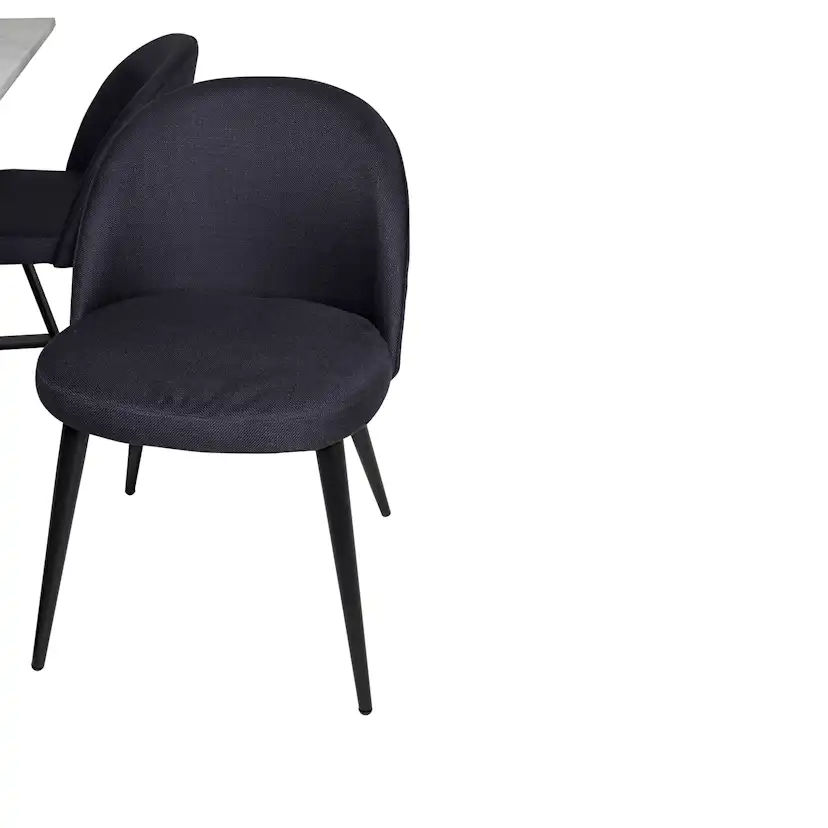 Matgrupp Venture Home Estelle 140 med 4 Valentina Stolar PolyEstelletyg