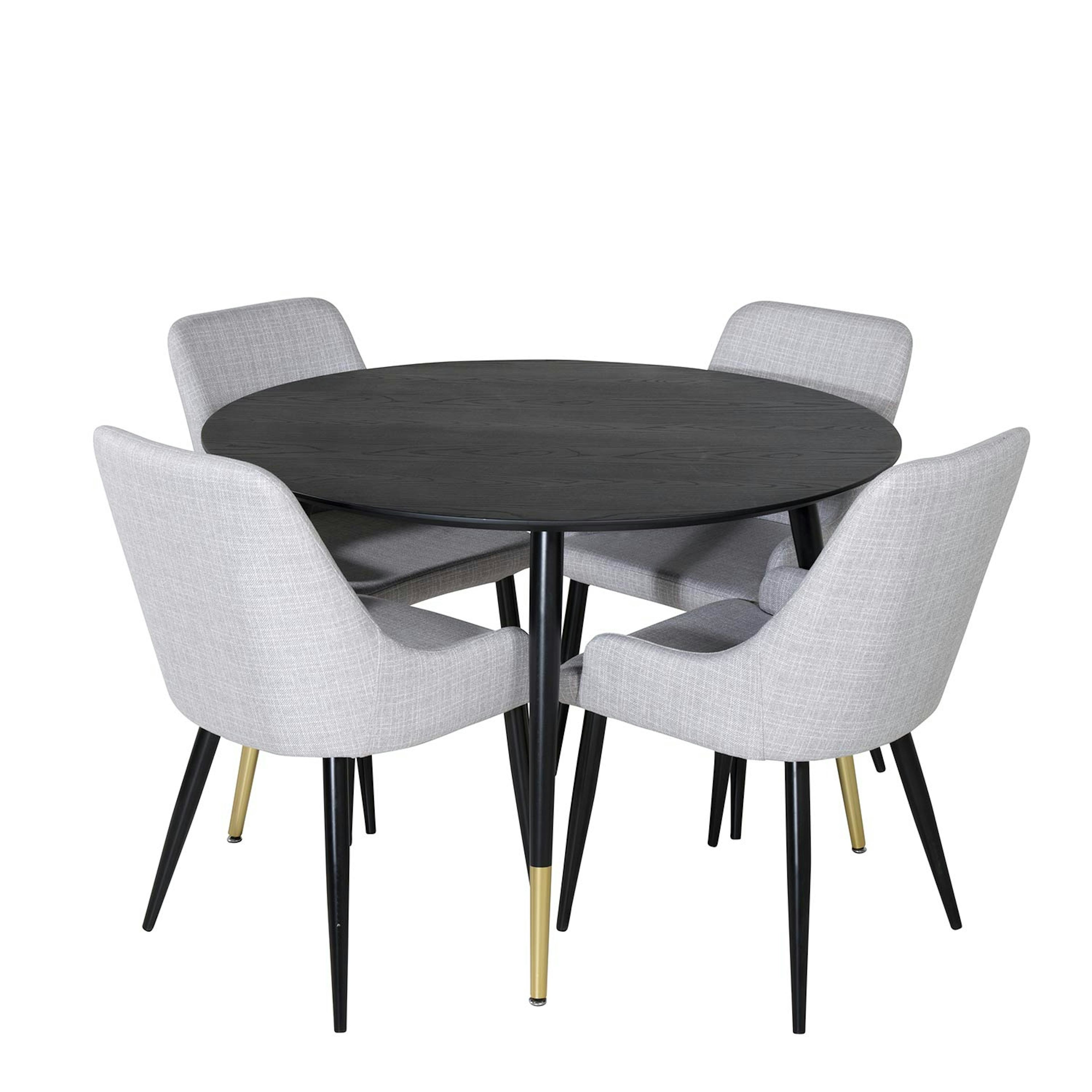 Svart/Mässing/Ljusgrå