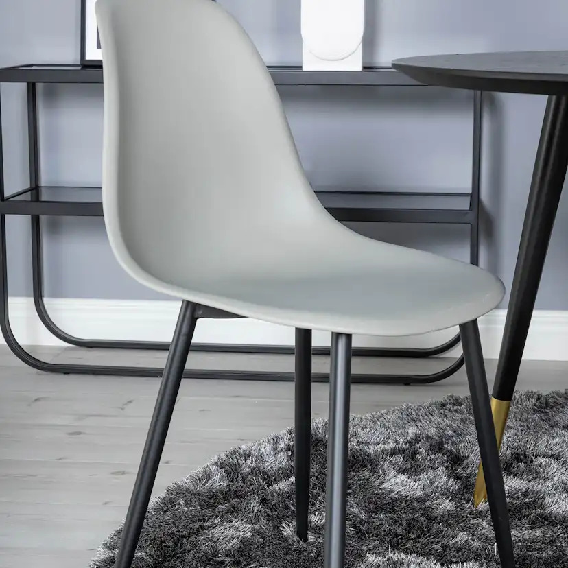 Matgrupp Venture Home Dipp Ø115 cm med 4 Polar Plast Stolar