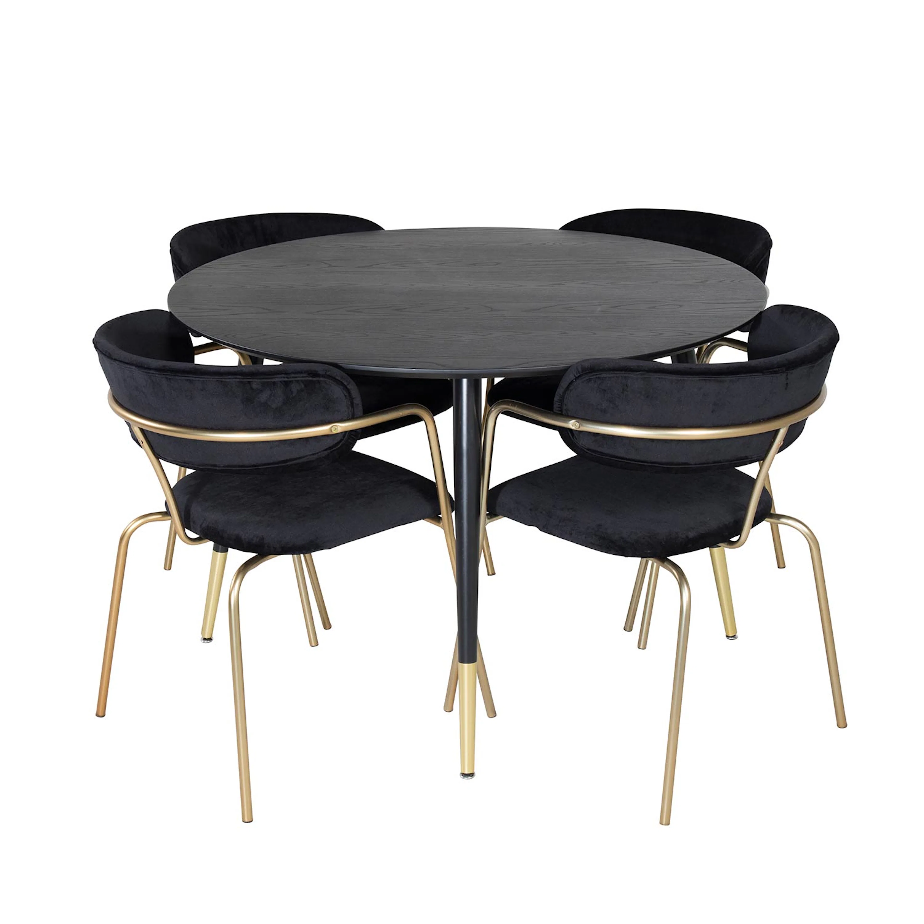 Svart/Mässing/Svart