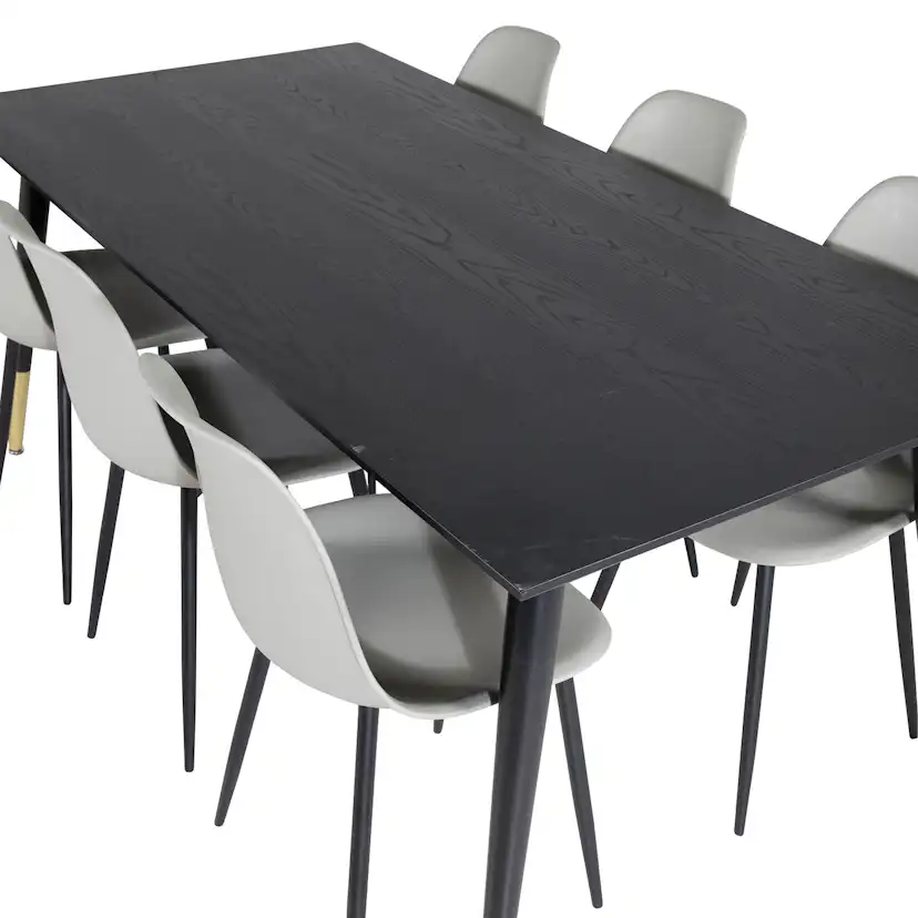 Matgrupp Venture Home Dipp med 6 Polar Plast Stolar