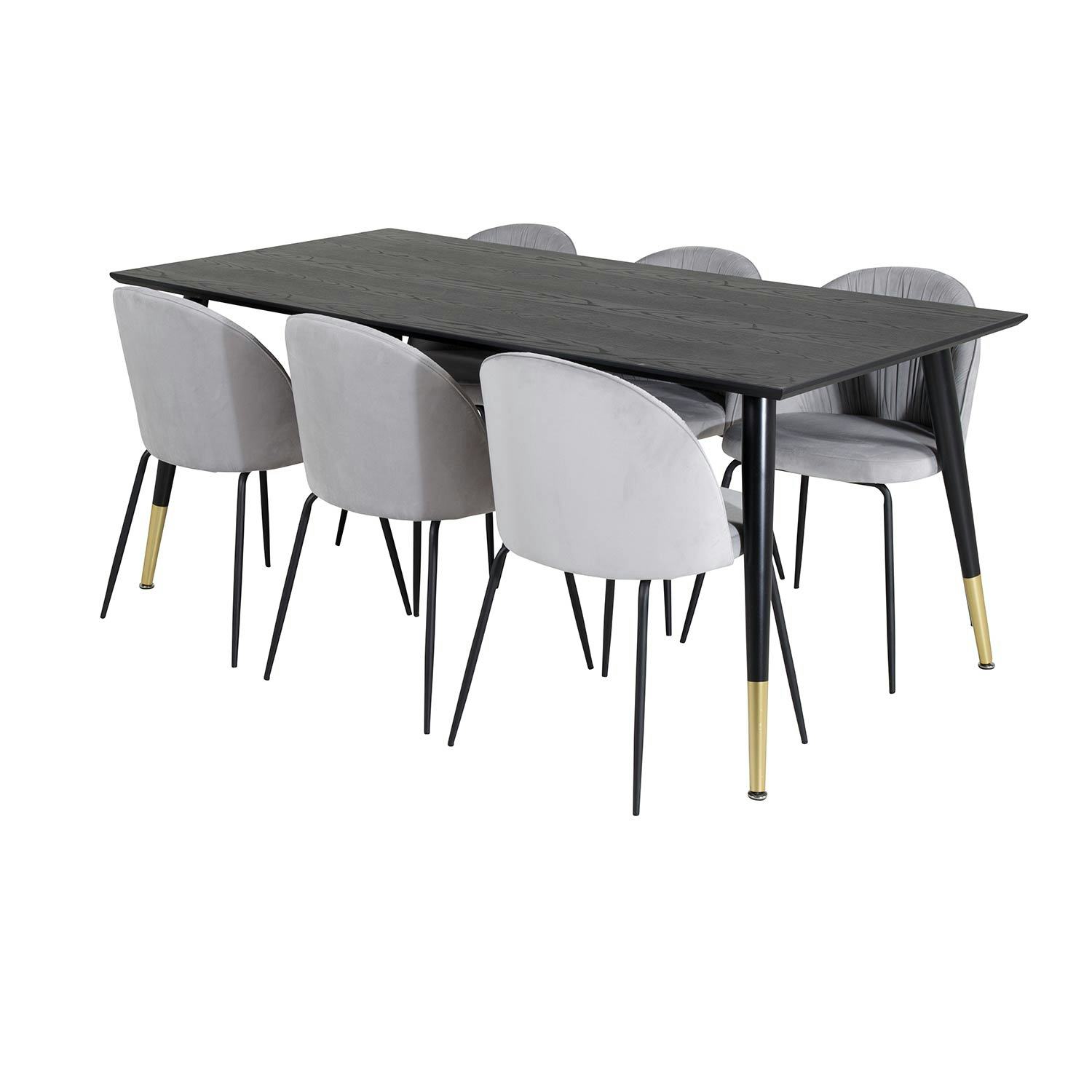 Matgrupp Venture Home Disa med 6 Wrigley Stolar