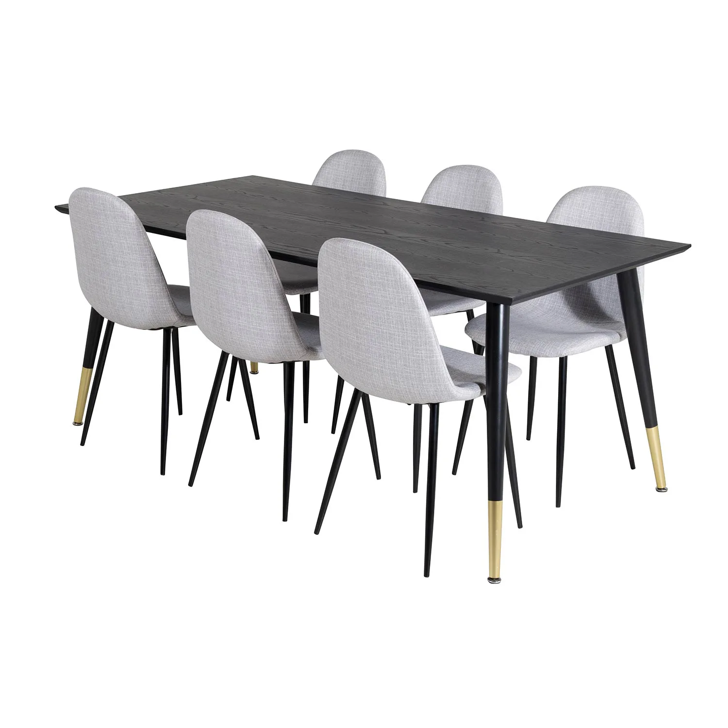 Svart/Mässing/Ljusgrå