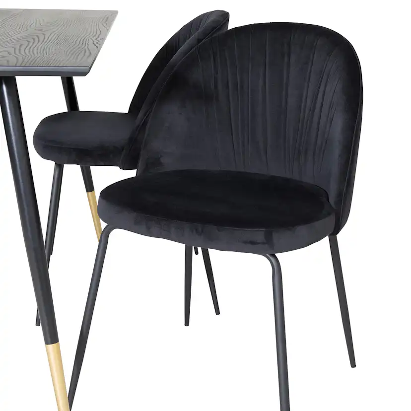 Matgrupp Venture Home Dipp med 4 Wrinkles Stolar