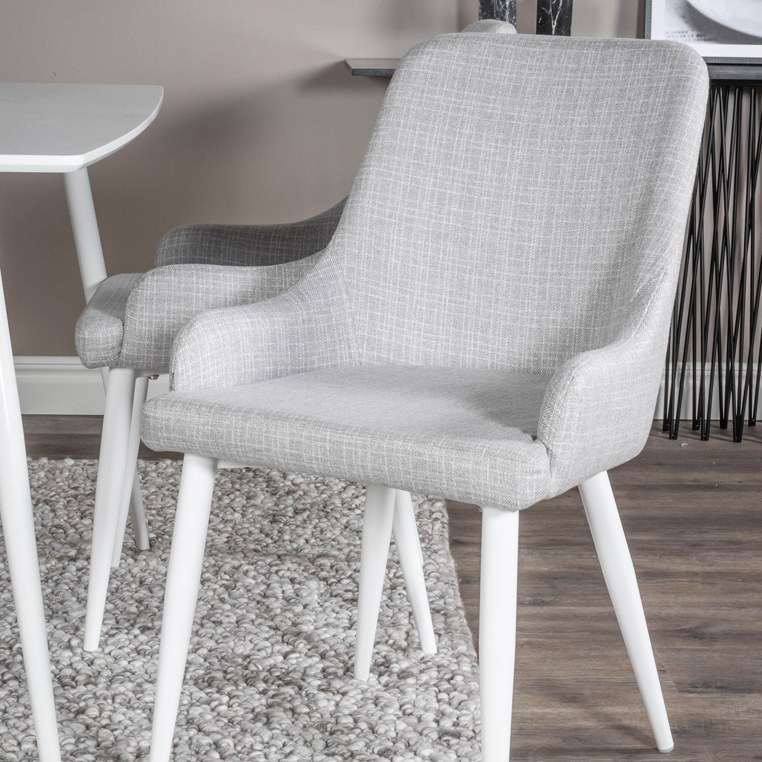 Matgrupp Venture Home Pobbie med 4 Plake Stolar Polyestertyg