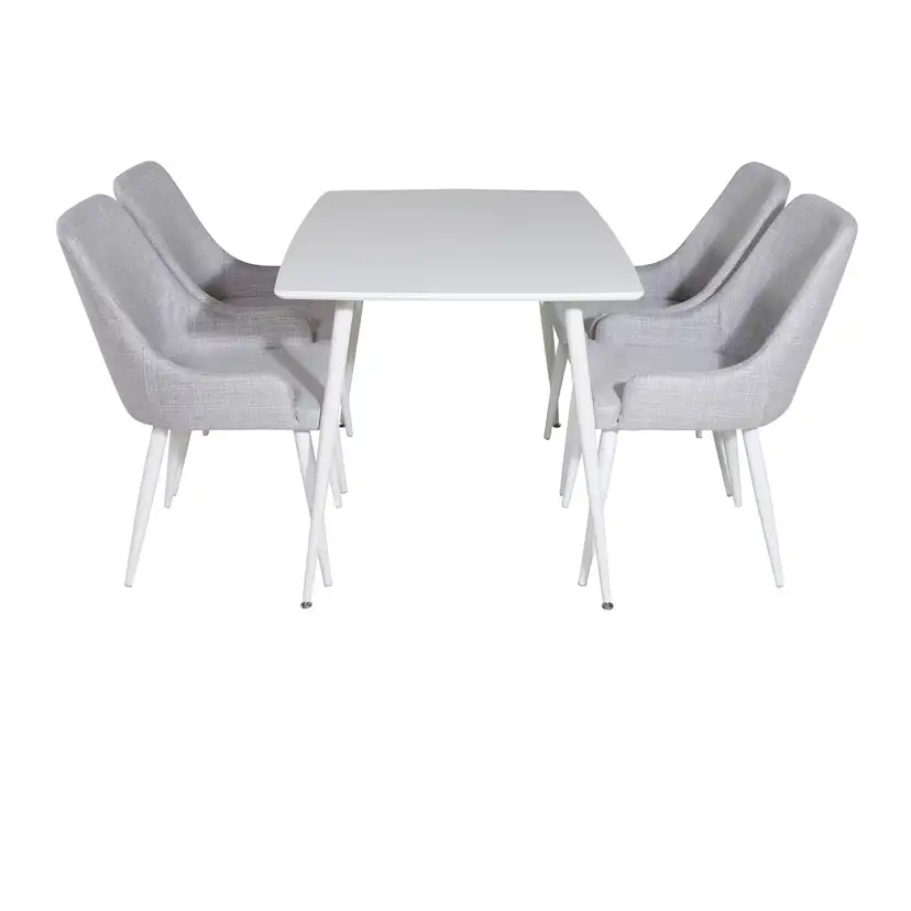 Matgrupp Venture Home Pobbie med 4 Plake Stolar Polyestertyg