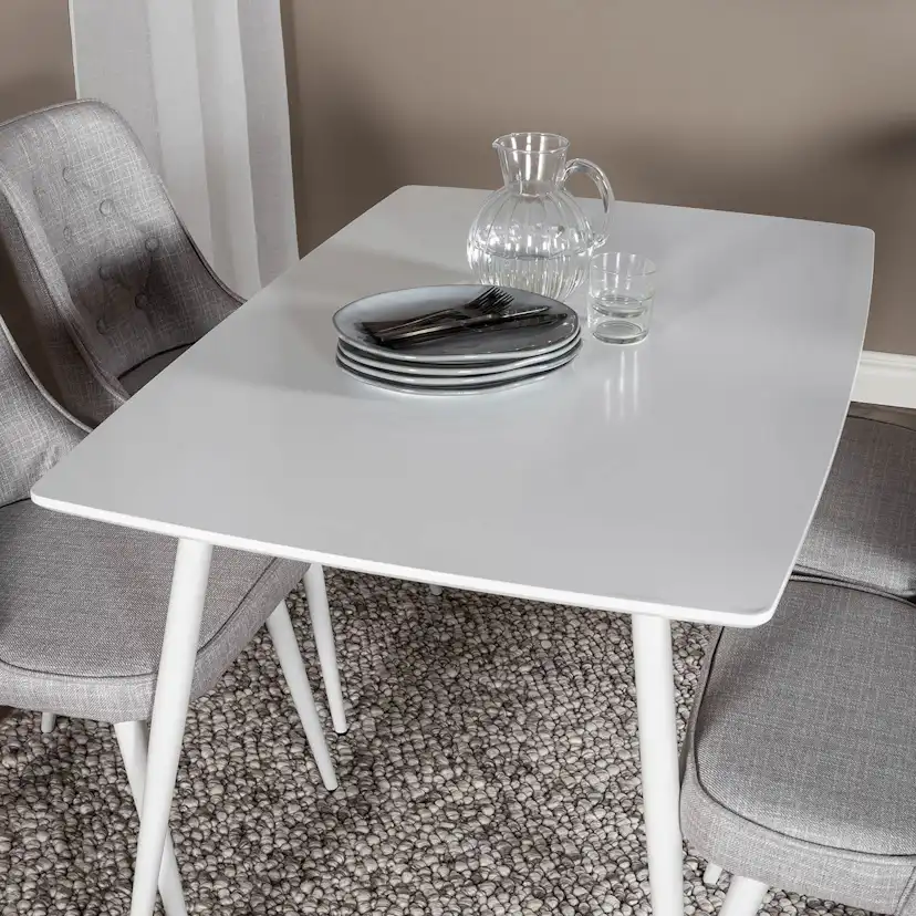 Matgrupp Venture Home Pobbie med 4 Vera Stolar Polyestertyg