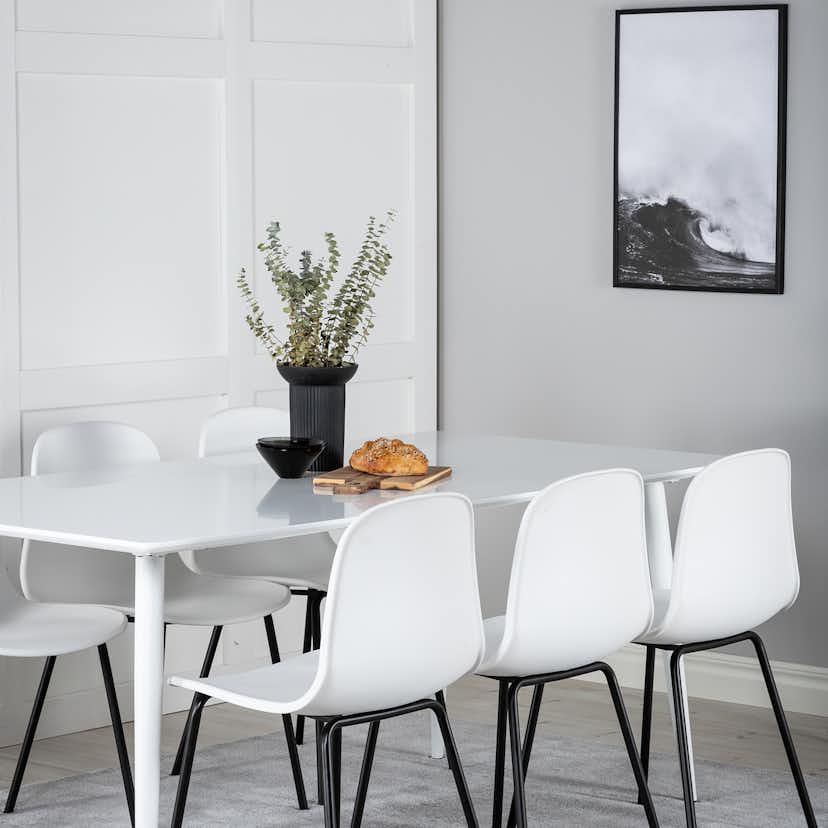 Matgrupp Venture Home Pobbie med 6 Ardi Stolar