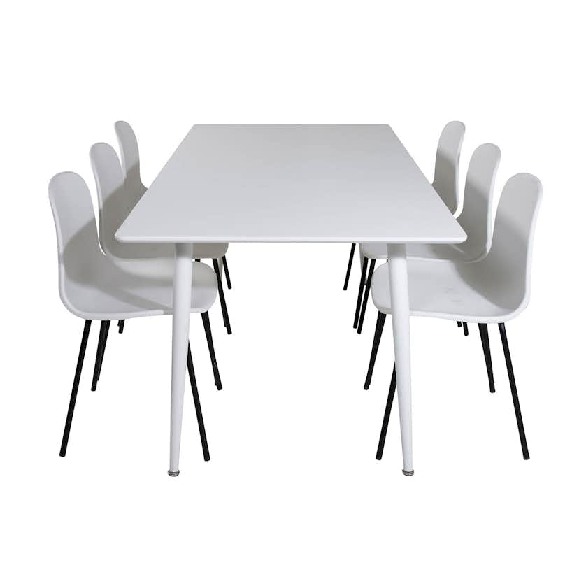 Matgrupp Venture Home Pobbie med 6 Ardi Stolar