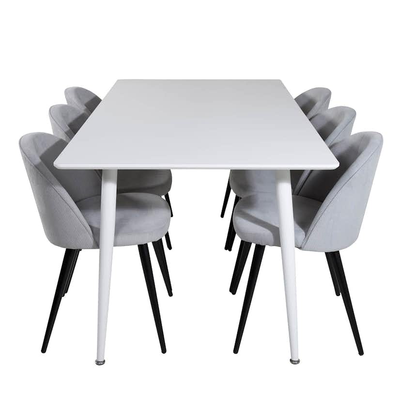 Matgrupp Venture Home Pobbie med 6 Valentina Stolar Manchester