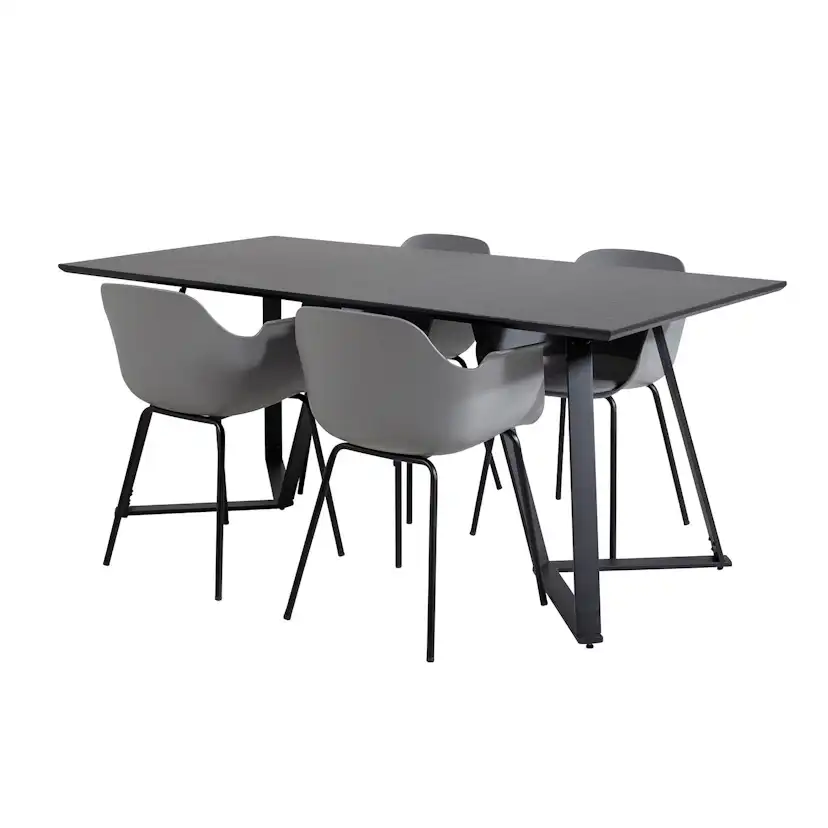 Matgrupp Venture Home Madde med 4 Colombine Stolar