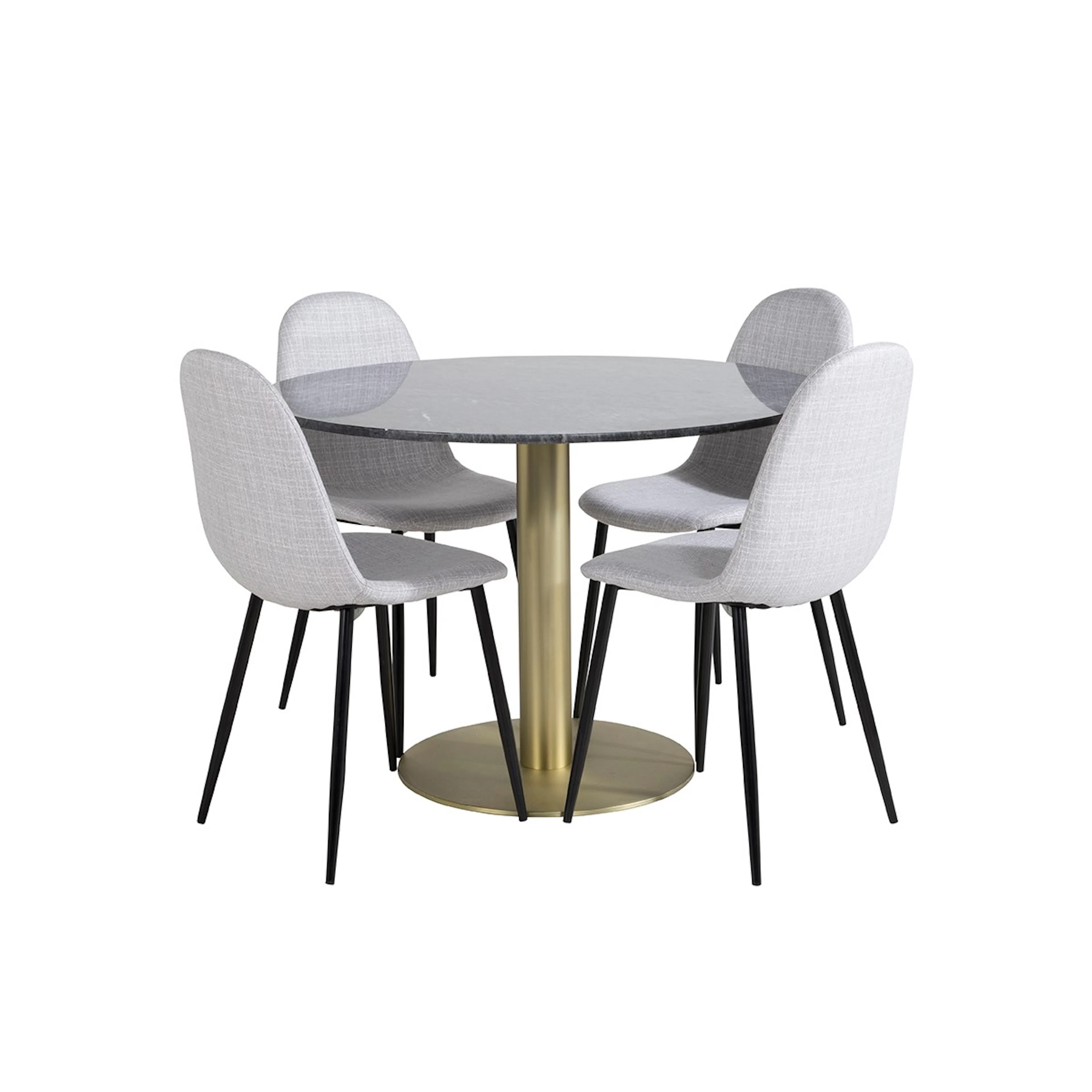 Svart/Mässing/Ljusgrå