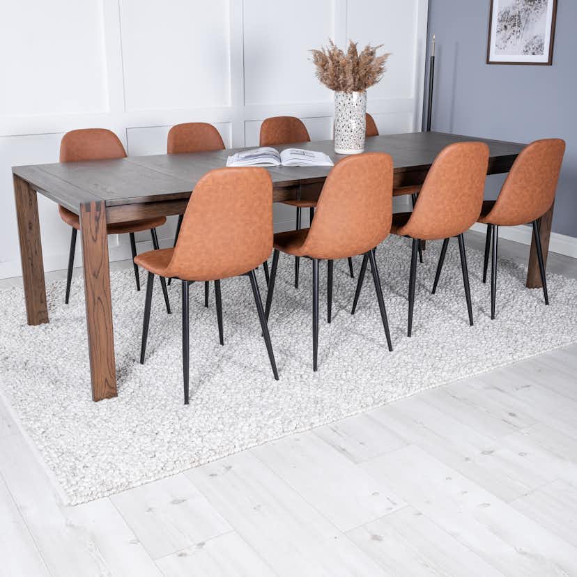 Matgrupp Venture Home Shy med 8 Pobbie Matstolar